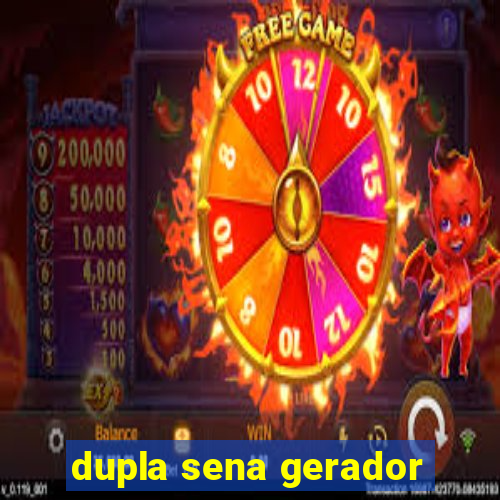 dupla sena gerador